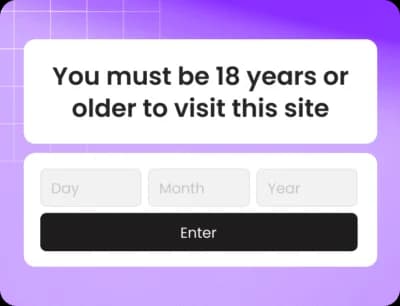 Age verification gate