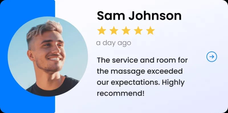 Customer review widgets