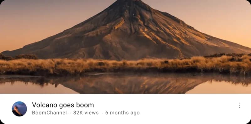 YouTube feed embed
